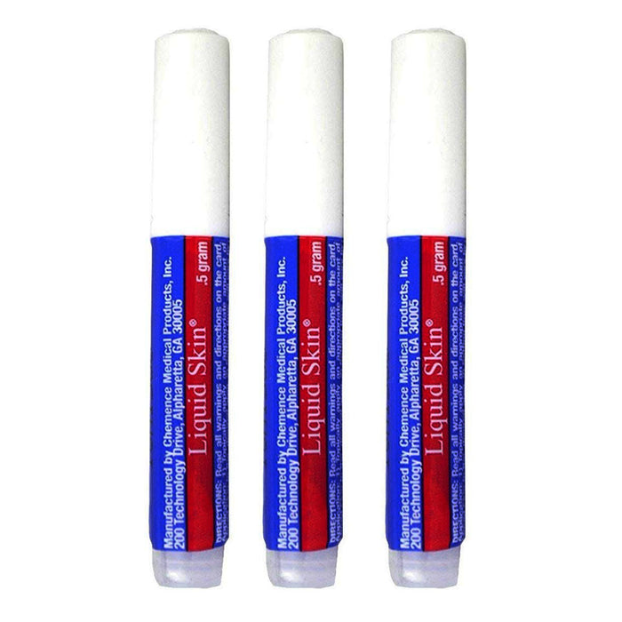 3 Pack Liquid Skin Bandage Stop Bleeding Seal Protect Cuts Waterproof First Aid