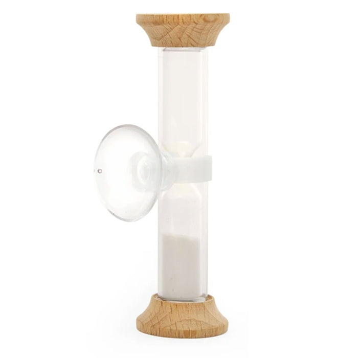 1 Kikkerland 5 Minute Shower Timer Suction Sand Hour Glass Shape Bathroom Gift