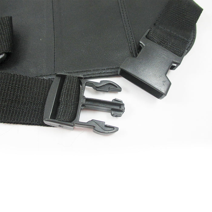 Leather Fanny Pack Waist Bag Pouch Travel Purse New Belt Pocket Adjustable Black