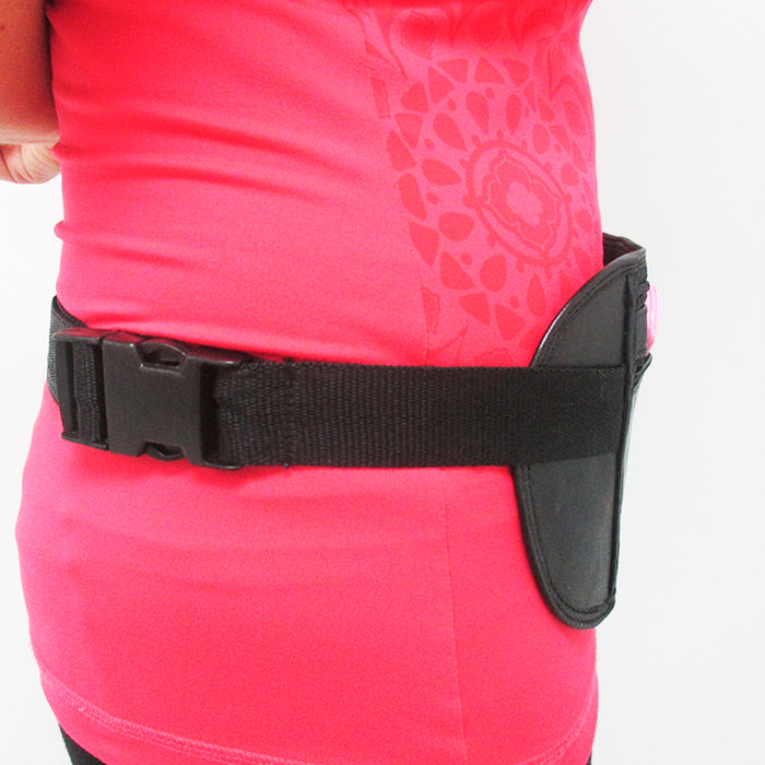 Leather Fanny Pack Waist Bag Pouch Travel Purse New Belt Pocket Adjustable Black