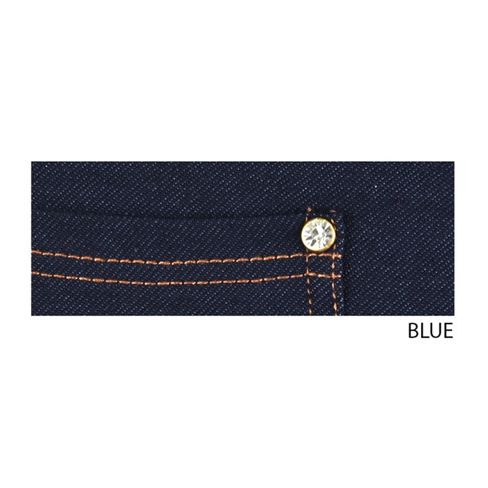 Women Stretch Skinny Jeggings Blue Soft Leggings Jeans Sexy Pencil Pants OneSize