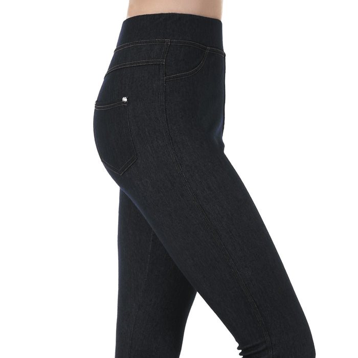 Womens Stretchy Skinny Jeggings Black Soft Leggings Jeans Pants Slim One Size US
