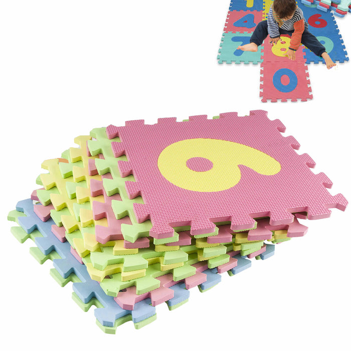36 Pc Puzzle Floor Mat Baby Kids Room Foam Play Learn Numbers Pads Play 30 Sqft