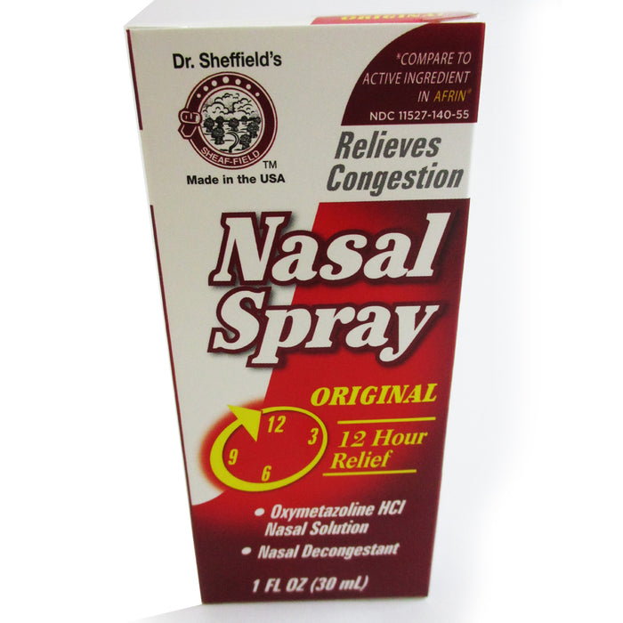 6 Pc Original Nasal Spray 12 Hour Relief Allergy Sinus Max Strength Decongestant
