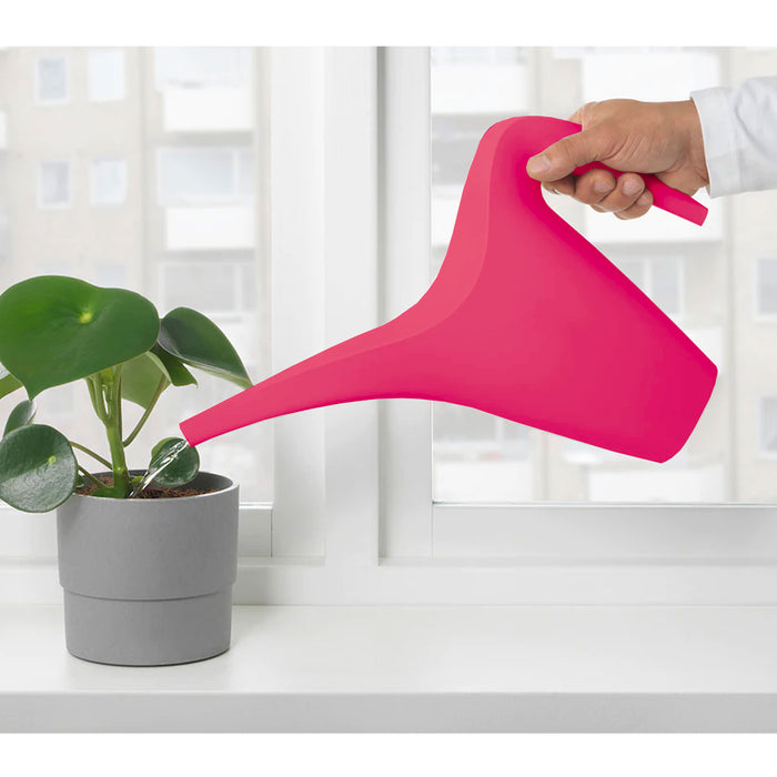 2 Pc Garden Flower Watering Can Jug Pitcher Hose Spout Plant Care Gardening 54oz
