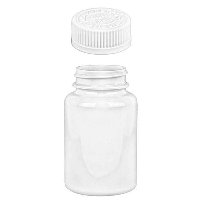 50 Empty Plastic Pill Bottles Medicine Container Vitamin Capsule Drug Holder Lot