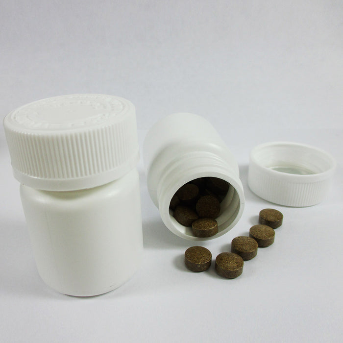 50 Empty Plastic Pill Bottles Medicine Container Vitamin Capsule Drug Holder Lot