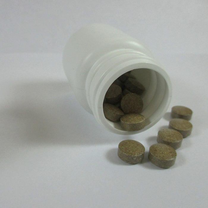 2 Empty Pill Bottles Small Plastic Container White Screw Cap Jars Vitamin 30 ML