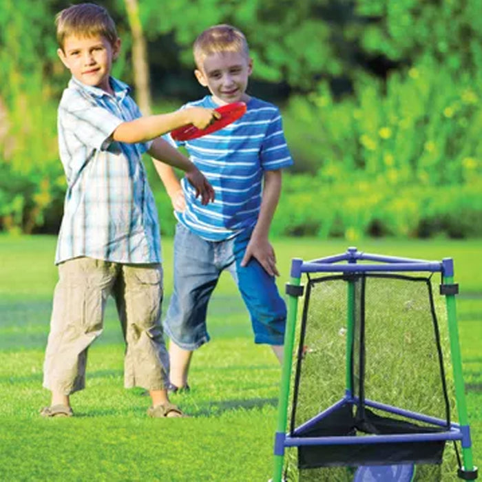 Disc Golf Set Basket Net Beginner Started Outdoor Game Family Fun Gift