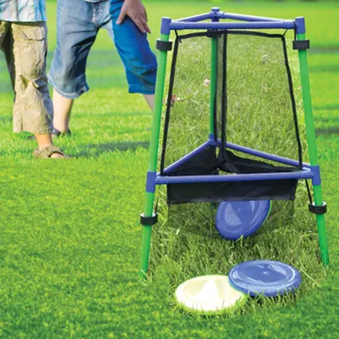 Disc Golf Set Basket Net Beginner Started Outdoor Game Family Fun Gift