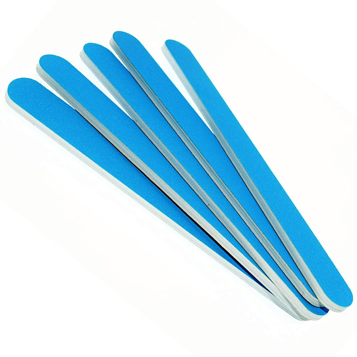 5 Pc Professional Double Sided Manicure Nail File Emery Boards 240 Grit Salon