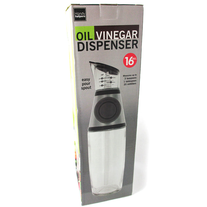 Oil Vinegar Dispenser Bottle Measure Easy Pour Spout Measuring Tool Kitchen New