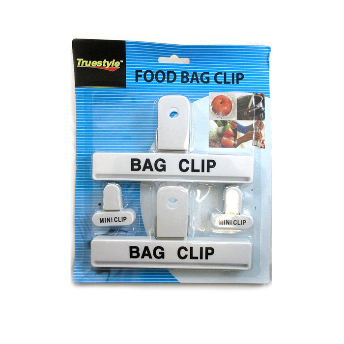 AllTopBargains 8 PC Bag Clips Food Chip Assorted Size Multi Purpose Clothespin Mini Clip Crafts