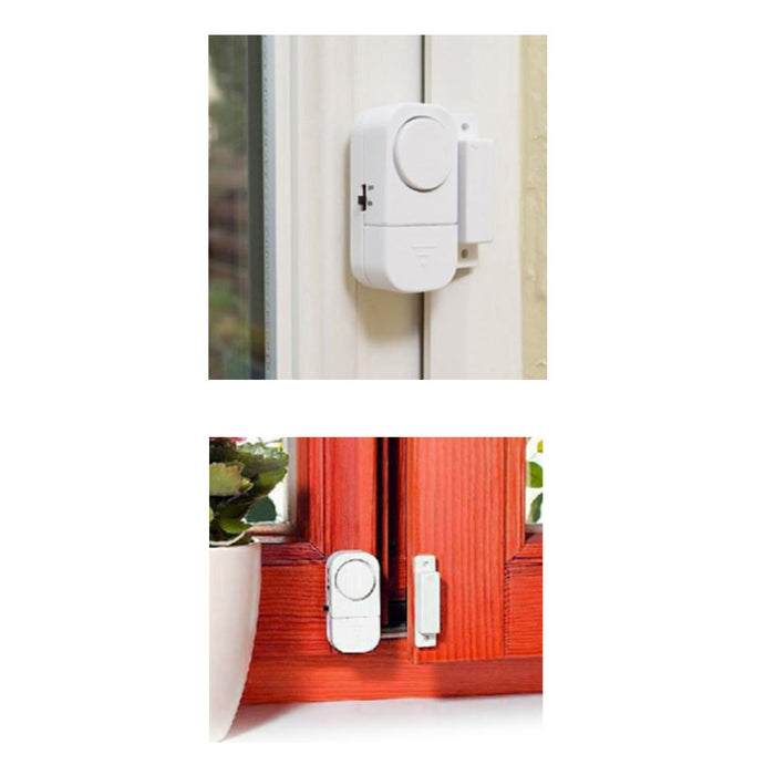Pack of 12 Security Window Door Alarm DIY Home Protection Burglar Alert Sensor