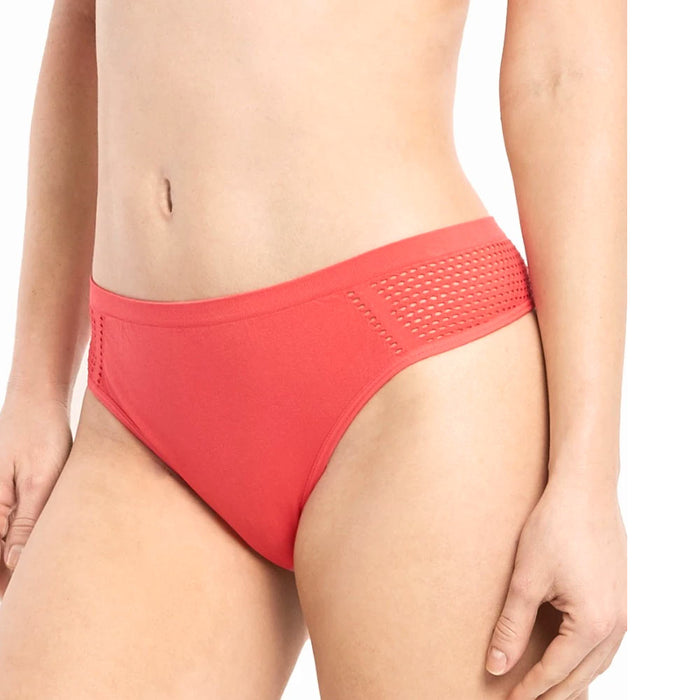 6 Pack Lingerie Women Seamless Thongs Underwear Ice Silk Comfy G-string Panties