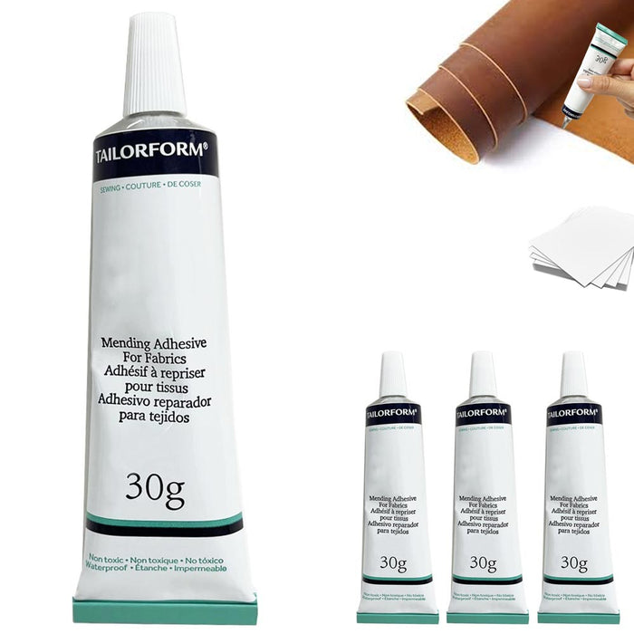 4x Fabric Glue Textile Hemming Adhesive Bond Craft Sewing No Stitch Waterproof