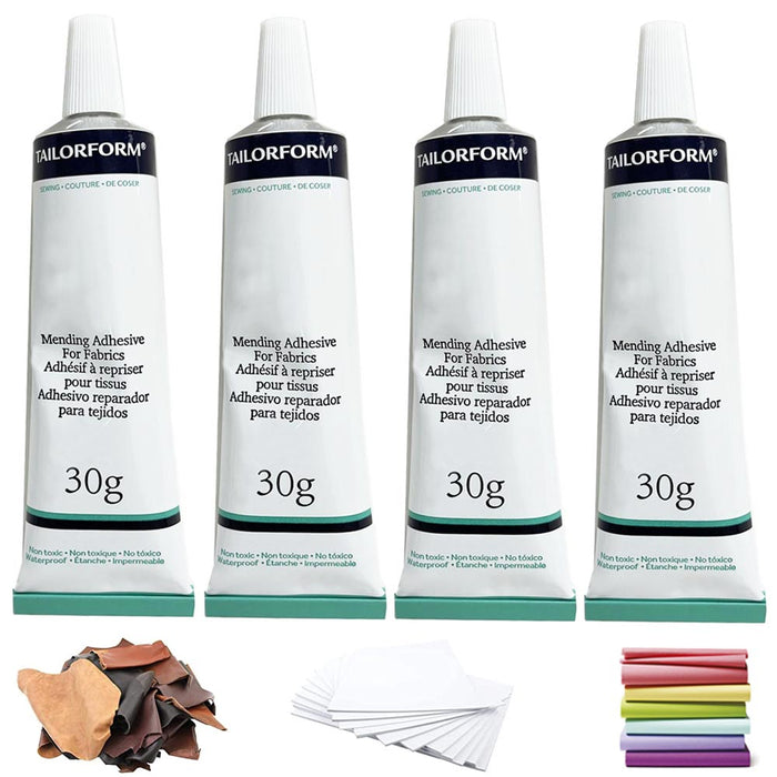 4x Fabric Glue Textile Hemming Adhesive Bond Craft Sewing No Stitch Waterproof