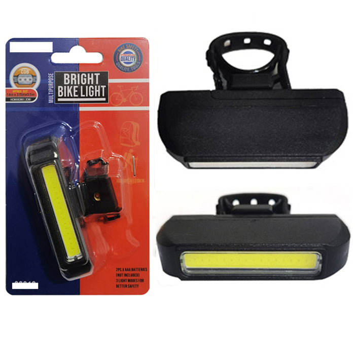 1 Pc Bright Bike LED Light Tail Headlight Bicycle Rear Cycling Flashlight 2xAAA