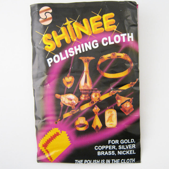 1 Shinee Jewelry Polishing Cloth Clean Silver Gold Cleanning Cooper Brass Nickel