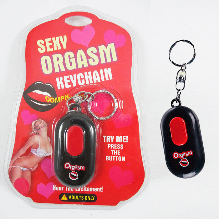Sexy Orgasm Keychain Novelty Present Adult Car Funny Humor Joke Noisy Gag Gift