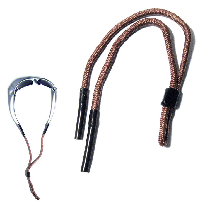 Sunglass Neck Strap Eyeglass Cord Lanyard String Holder Adjustable Sports Brown