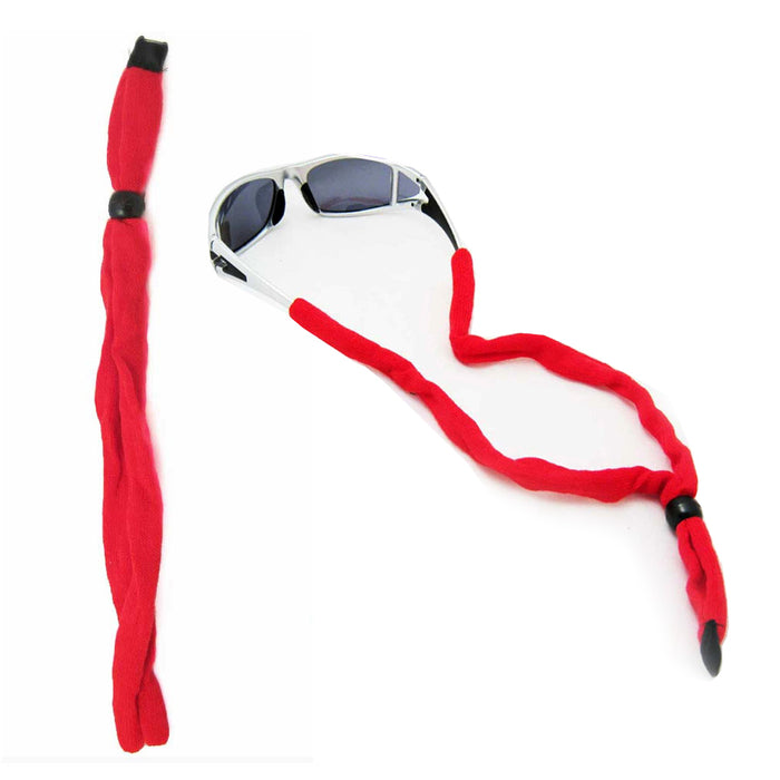 1 Red Thick Neck Strap Sunglasses Lanyard Eyeglass Cord Holder Retainer Cotton