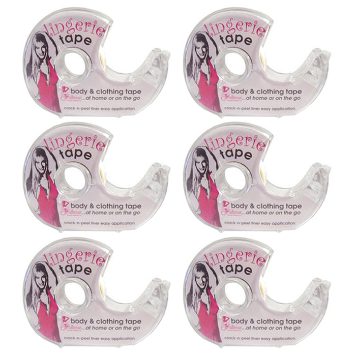 6 X Double Sided Tape Body Lingerie Fashion Clothing Clear Bra Strip Adhesive
