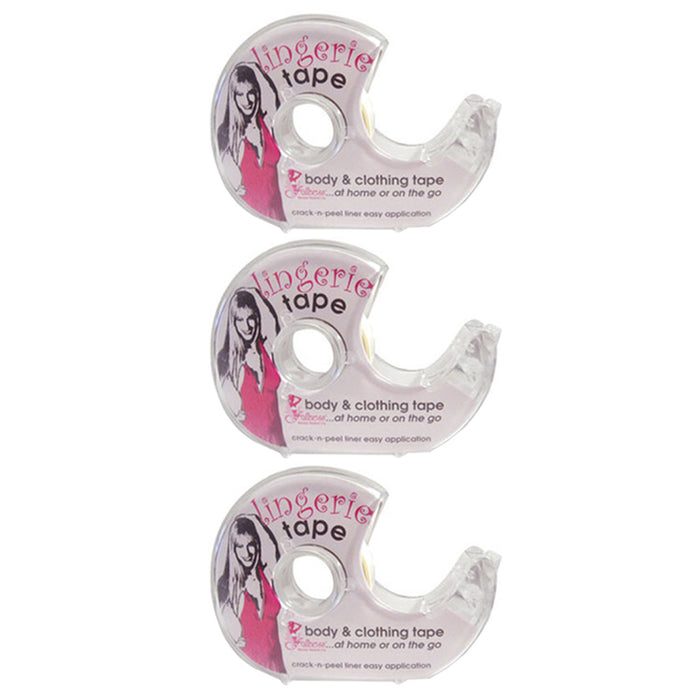 3 X Double Sided Tape Body Lingerie Fashion Clothing Clear Bra Strip Adhesive