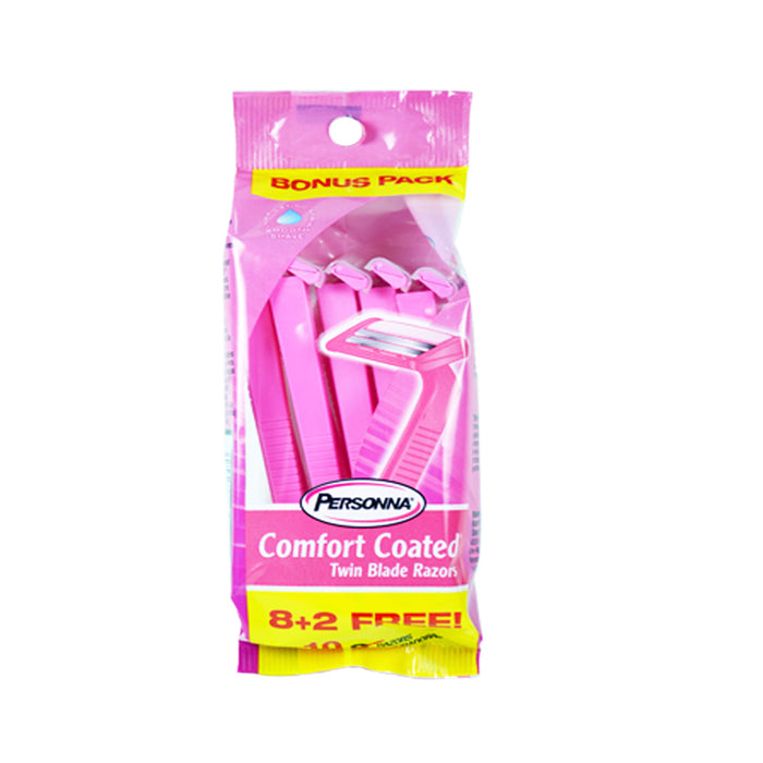 20pcs Womens Disposable Razors Twin Blade Hair Removal Trimmer Shaver Pink New !