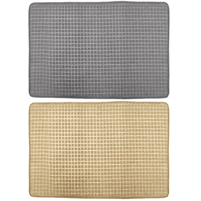 1 Microfiber Dish Drying Mat Absorbent Pad 40X48cm Quick Dry Kitchen Colors New