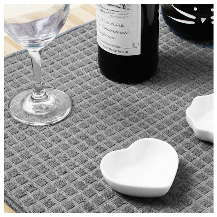 1 Microfiber Dish Drying Mat Absorbent Pad 40X48cm Quick Dry Kitchen Colors New