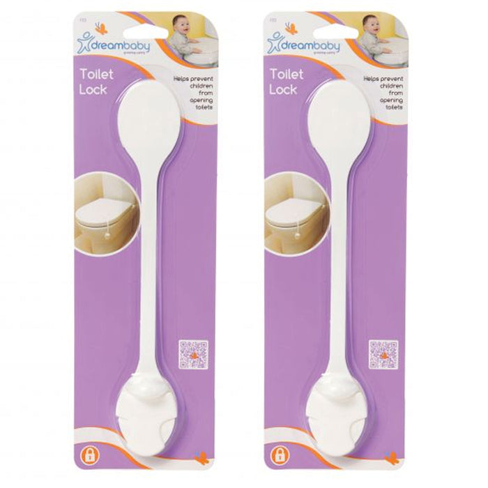 2x Dreambaby Children Baby Safety Toilet Seat Lock Cabinet Cupboard Door Fridge