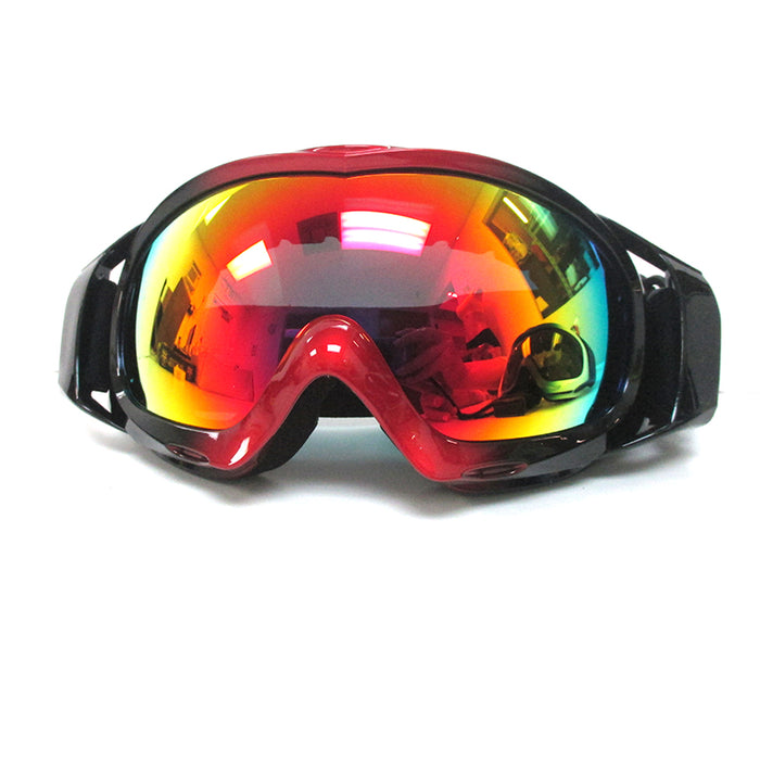 Adult Snowboard Ski Goggles Anti Fog Smoke Double Lens Motocross Sunglass Snow