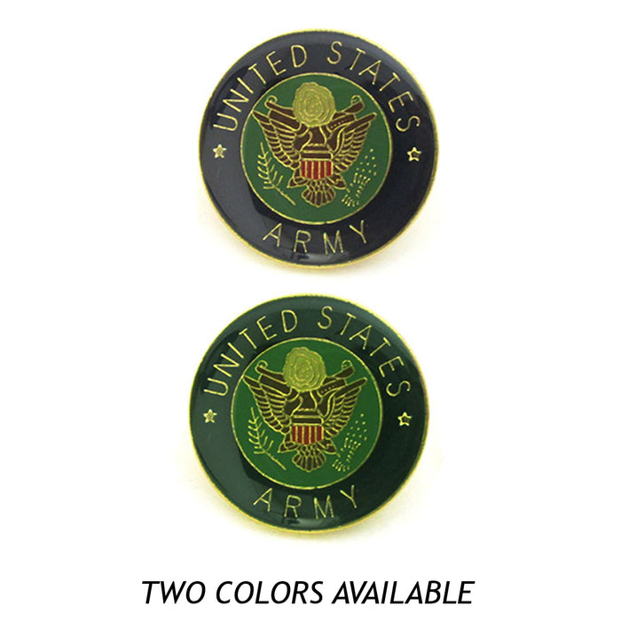Us Army Seal Logo Pin 1" Round Button Metal Lapel Hat Pinback Tie Tack Patriotic