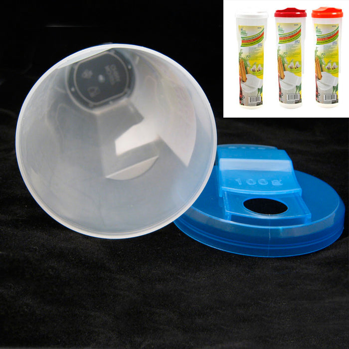 2 Pasta Container Food Storage Spaghetti Cereal Keeper Plastic Tall Jar New