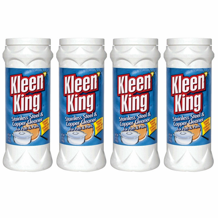 4 Pack Kleen King Stainless Steel Copper Cleaner Pot Pans Tarnish Stain Remover