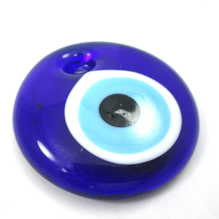 Large Turkish Blue Evil Eye Protection Amulet Wall Hanging Decor Blue Glass Luck