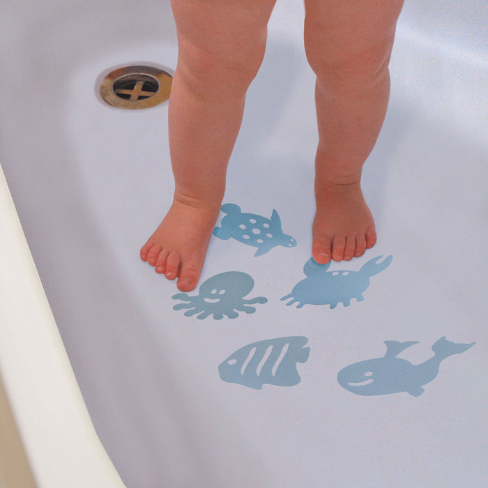 20 Non-Slip Bath Tub Sticker Pad Mats Temp Color Change Animal Anti Skid Shower