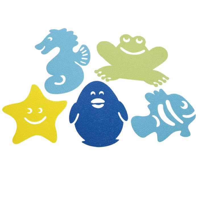 20 Pc Shower Mat Tub Sticker Anti-Slip Baby Bath Textured Animal Pads Non Skid