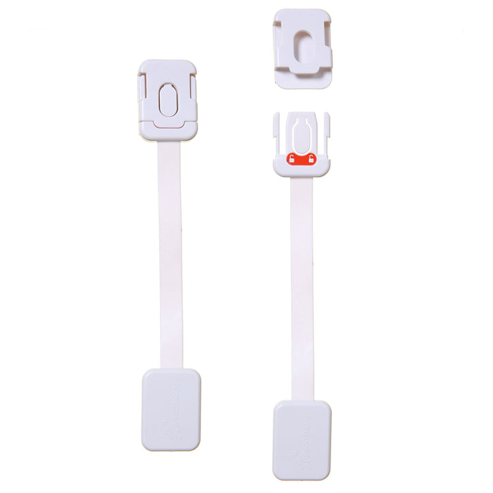 2 Children Toilet Seat Appliance Drawer Lock Baby Proof Safe Cabinet Door Fridge