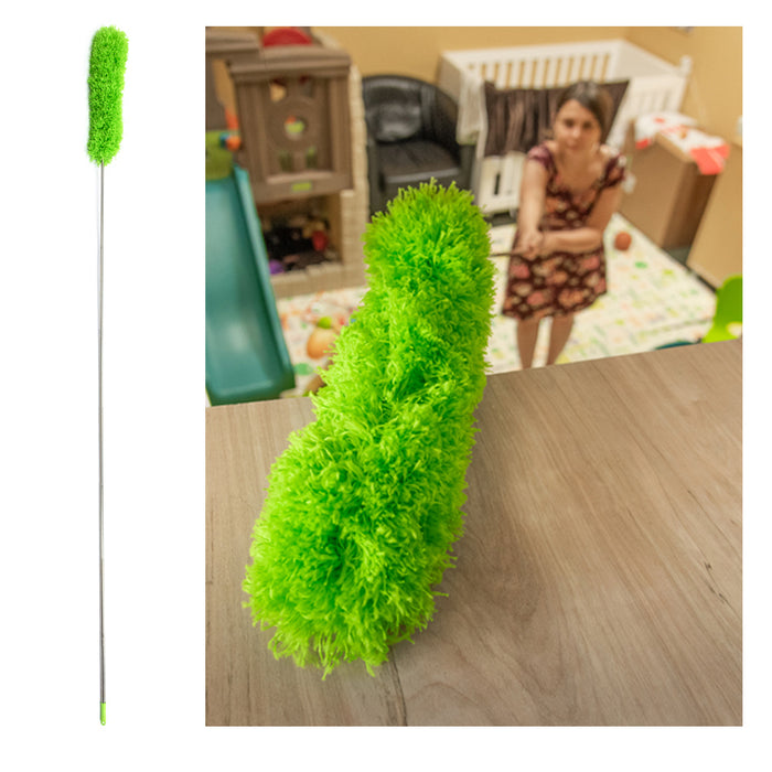 1 x Telescopic Microfiber Duster 110" Extendable Cleaning Dust Home Car Tool