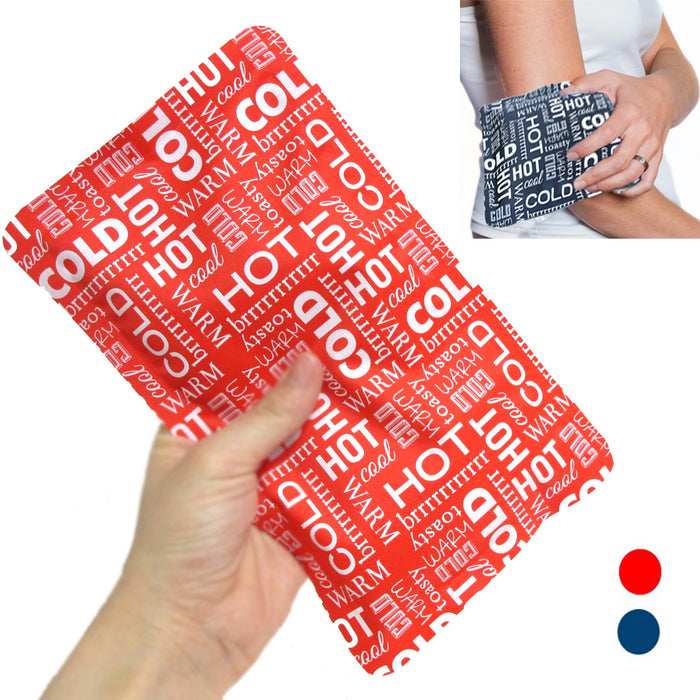 12pc Reusable Ice Gel Pack Hot Cold Therapy Compress Muscle Pain Sprain Relief