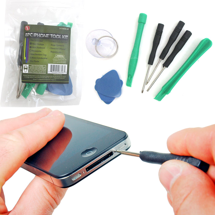8Pc Repair Opening Pry Tools Screwdriver Kit Screwdriver Set Mobile Phone iPhone