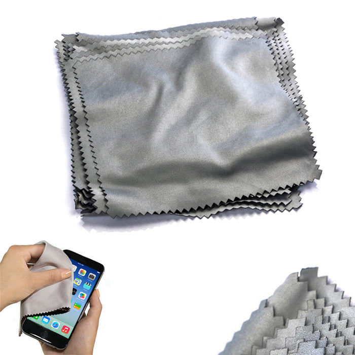 6PC Eyeglass Microfiber Cleaning Cloths LCD Camera Screen iPhone iPad Shades NEW