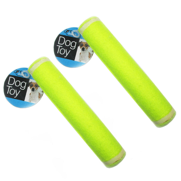 2 Pet Dog Puppy Tennis Ball Stick Throw Chucker Launcher Squeaky Toy Play Fetch