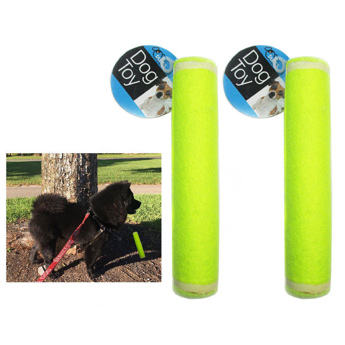 2 Pet Dog Puppy Tennis Ball Stick Throw Chucker Launcher Squeaky Toy Play Fetch