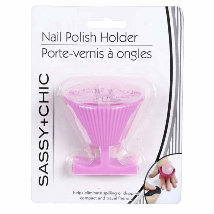 2 X Nail Art Polish Varnish Bottle Silicone Holder Ring Polishing Manicure Nails