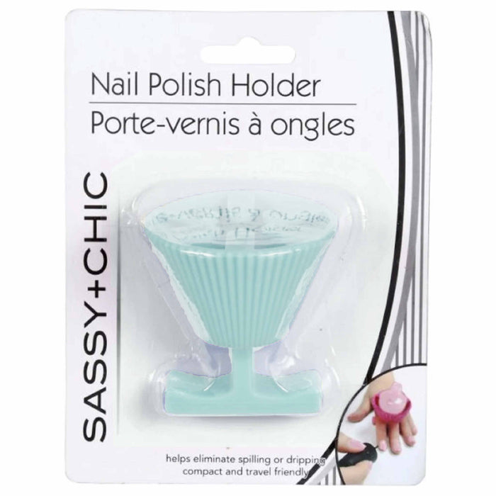 1 Pc Silicone Nail Polish Holder Ring Manicure Wearable DIY Nails Polishing Tool