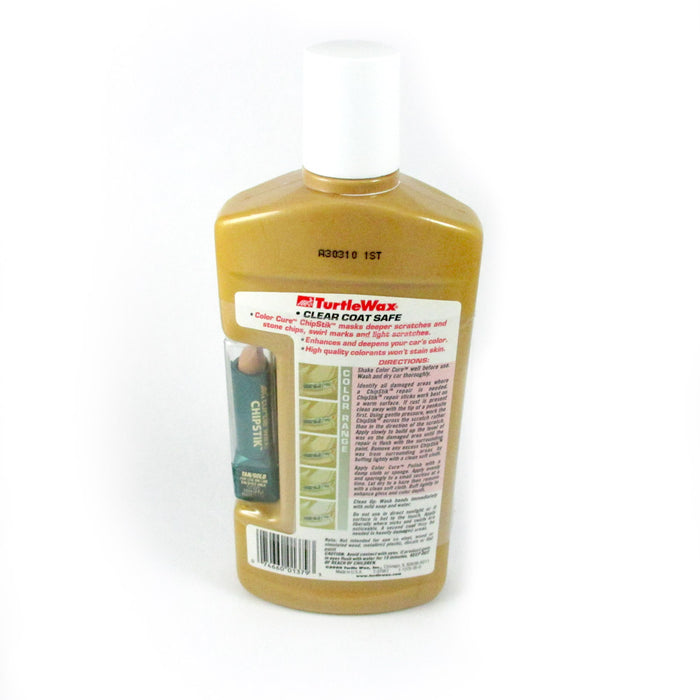 2 Turtle Wax Color Cure Car Polish ChipStik Gold Scratch Seal Detail 16 Oz New !