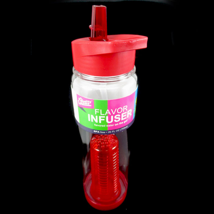 Infusing Flavor Infuser Water Bottle Natural Fruit Gym Sports BPA Free 26 oz New